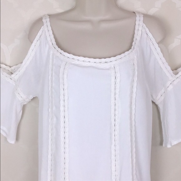 NY&CO COLD SHOULDER BOHO DRESS - Picture 3 of 8